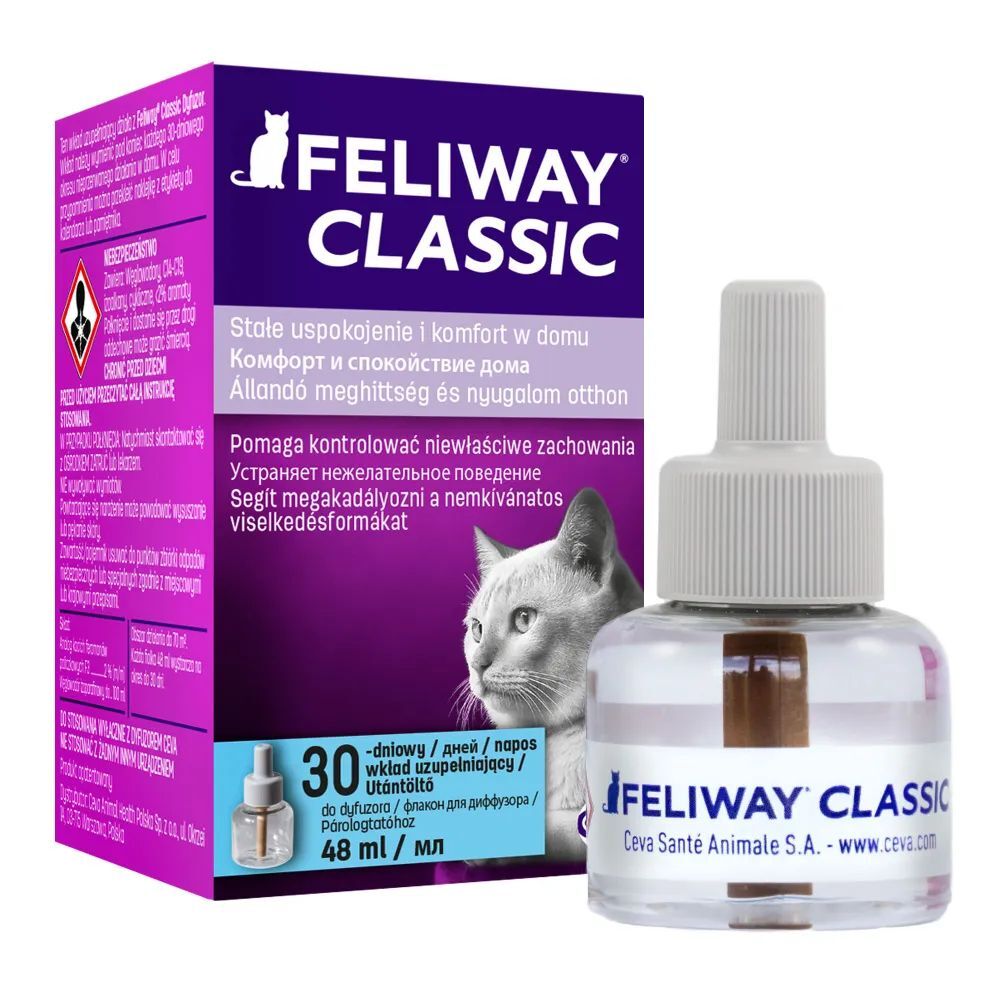 Феливей (Ceva FELIWAY) Классик - Феромон для кошек (ФЛАКОН 48 мл)