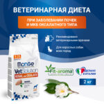 Изображение товара Диетический корм Monge VetSolution Dog Renal and Oxalate Ренал и Оксалат для собак при ХПН 2 кг