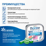 Изображение товара Диетический корм Monge VetSolution Cat Dermatosis Дерматозис для кошек при заболеваниях кожи 100 г