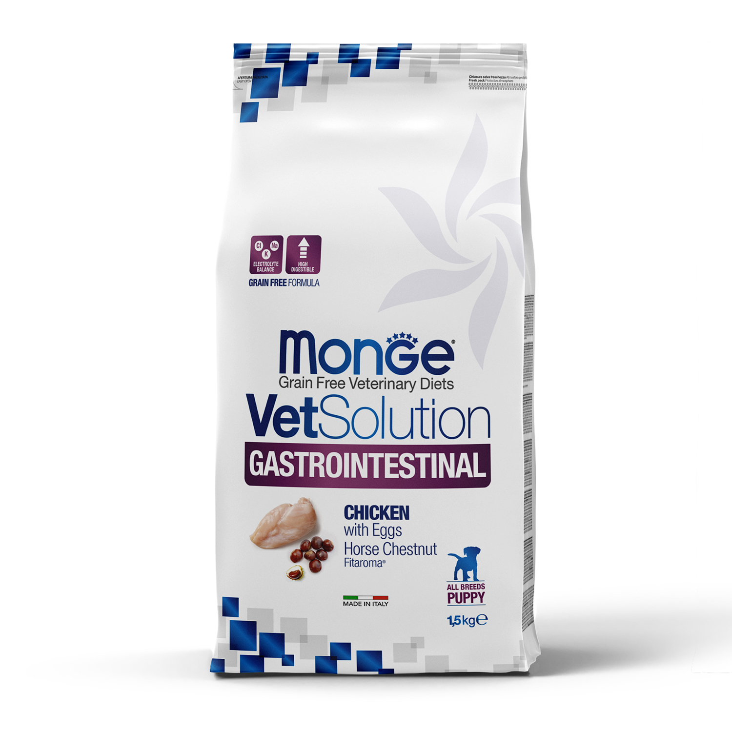 Изображение товара Диетический корм Monge VetSolution Dog Gastrointestinal Гастроинтестинал для щенков 1,5 кг