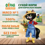 Изображение товара Сухой корм Ферма кота Федора для взрослых кошек с курицей 650 г