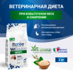 Изображение товара Диетический корм Monge VetSolution Dog Obesity Обесити диета для собак при избыточном весе 2 кг