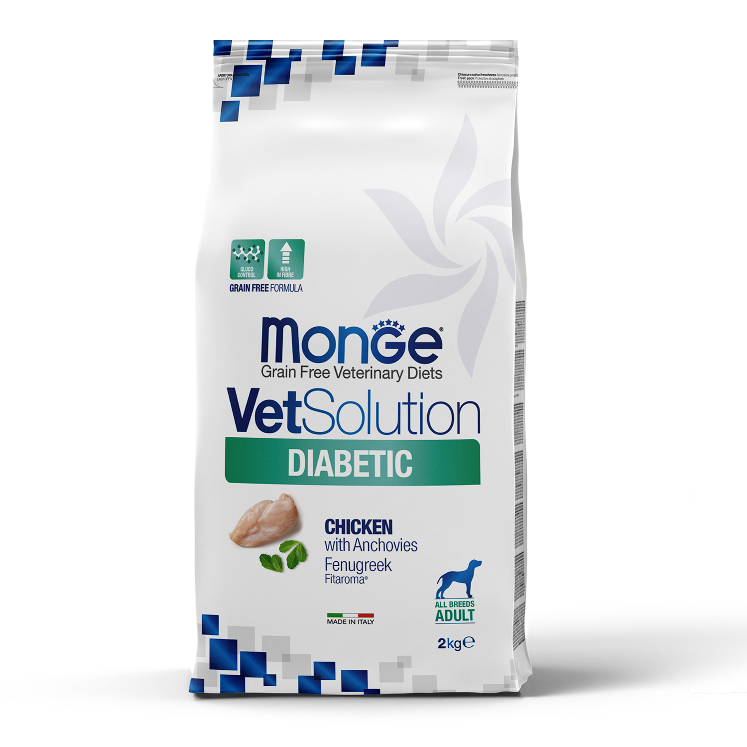 Изображение товара Диетический корм Monge VetSolution Dog Diabetic Диабетик для собак при сахарном диабете 2 кг