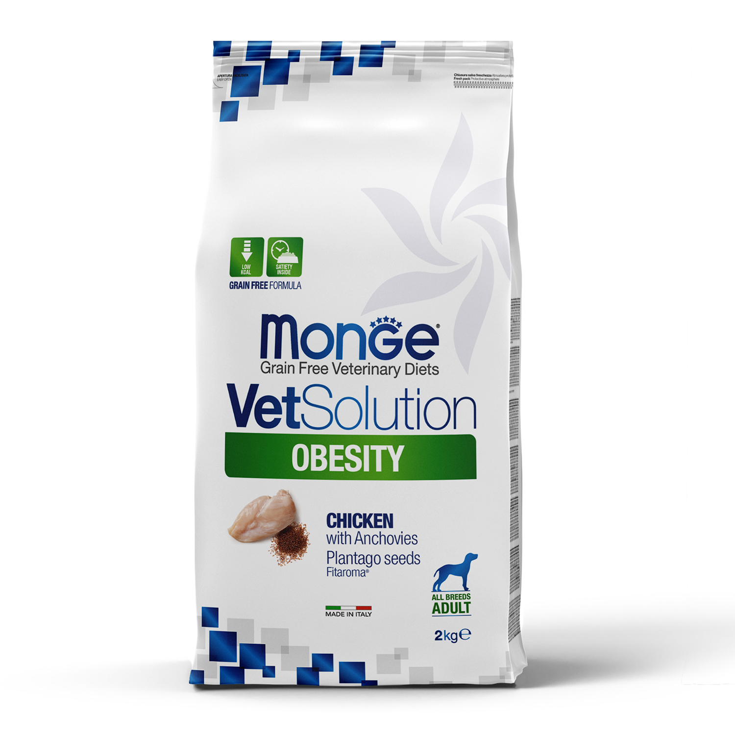 Изображение товара Диетический корм Monge VetSolution Dog Obesity Обесити диета для собак при избыточном весе 2 кг