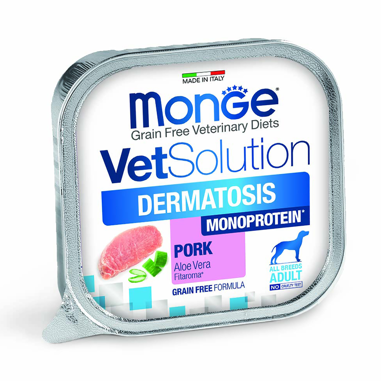 Изображение товара Диетический корм Monge VetSolution Dog Dermatosis Дерматозис для собак при заболеваниях кожи 150 г