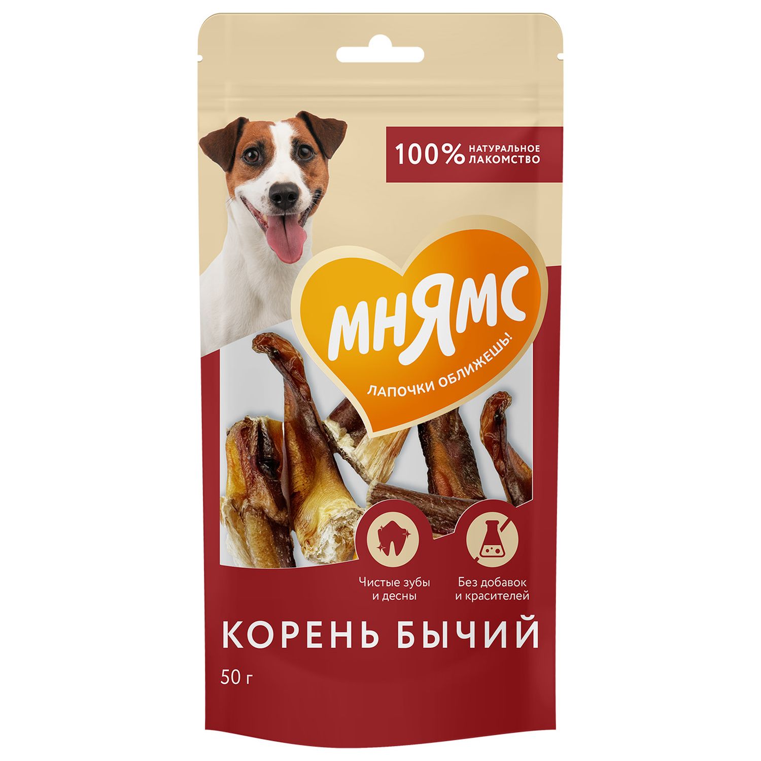 Лакомство Мнямс для собак Корень бычий 50г
