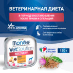 Изображение товара Диетический корм Monge VetSolution Dog Recovery Рекавери для собак при восстановлении питания в период выздоровления 150 г