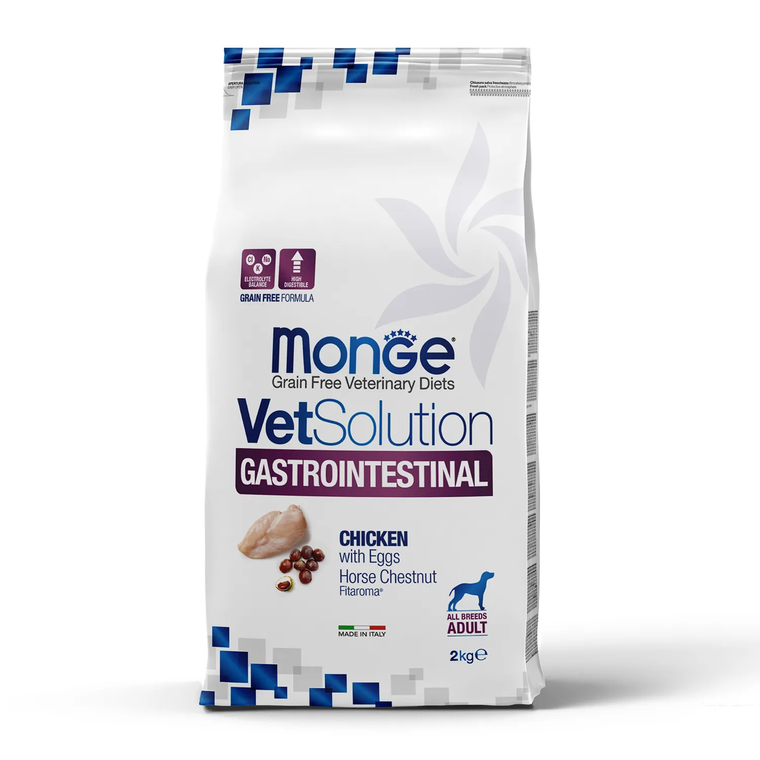 Изображение товара Диетический корм Monge VetSolution Dog Gastrointestinal Гастроинтестинал для собак при заболеваниях ЖКТ 2 кг