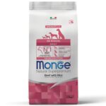 Изображение товара Сухой корм Monge Dog Speciality Line Monoprotein All Breeds Beef and Rice для взрослых собак всех пород, из говядины с рисом 2,5 кг