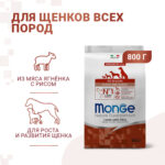 Изображение товара Сухой корм Monge Dog Speciality Line Puppy&Junior для щенков всех пород, из ягненка с рисом 800 г