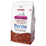 Изображение товара Сухой корм Monge Dog Speciality Line Extra Small для взрослых собак миниатюрных пород, из ягненка с рисом и картофелем 2,5 кг