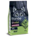 Изображение товара Сухой корм Monge Dog BWild LOW GRAIN, для взрослых собак, низкозерновой, из мяса дикого кабана 2,5 кг