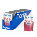 Изображение товара Влажный корм Monge Dog Grill для собак с говядиной, паучи 100 г
