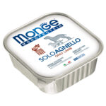 Изображение товара Влажный корм Monge Dog Monoprotein для собак, паштет из ягненка, консервы 150 г
