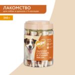 Изображение товара Лакомство Мнямс для собак палочки с куриным и утиным мясом 340 г