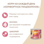 Изображение товара Влажный корм Мнямс Паштет из индейки для собак всех пород «КОМФОРТНОЕ ПИЩЕВАРЕНИЕ» 200 г