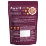 Изображение товара Влажный корм AWARD Sterilized для взрослых стерилизованных кошек кусочки в соусе с лососем 85г