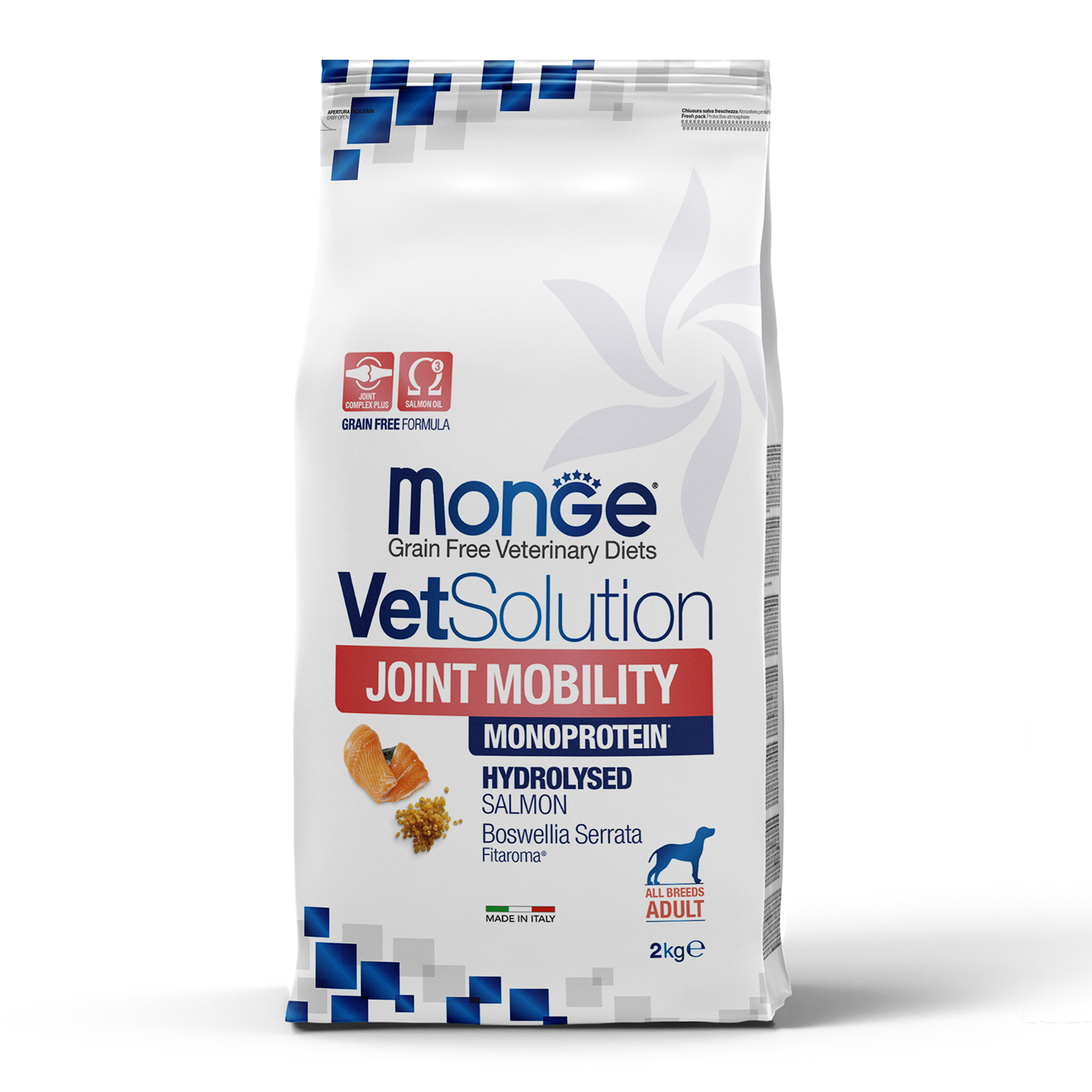Изображение товара Диетический корм Monge VetSolution Dog Joint Mobility Джоинт Мобилити для собак и щенков при заболеваниях суставов 2 кг