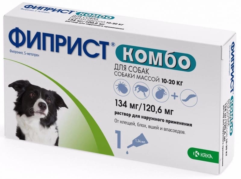 Изображение товара ФИПРИСТ Комбо д/с 10-20 кг, 1,34мл №1