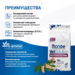 Изображение товара Диетический корм Monge VetSolution Cat Gastrointestinal гастро интестинал для кошек при заболеваниях ЖКТ 1,5 кг