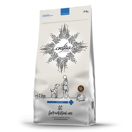 Изображение товара Сухой корм CRAFTIA GALENA DOG GASTROINTESTINAL CARE Гастроинтестинал для собак при заболеваниях ЖКТ 2 кг