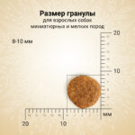Изображение товара Сухой корм CRAFTIA NATURA для взрослых собак миниатюрных и мелких пород из курицы и индейки 640 гр
