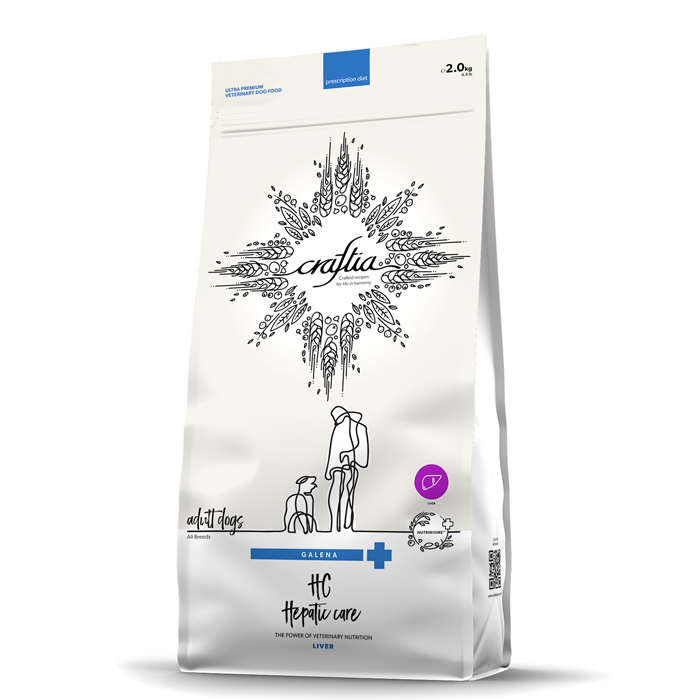 Изображение товара Сухой корм CRAFTIA GALENA DOG HEPATIC CARE Гепатик для собак  при заболеваниях печени 2 кг