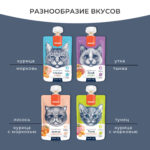 Изображение товара Wanpy Cat Лакомство для кошек Мясное пюре из курицы 90 г